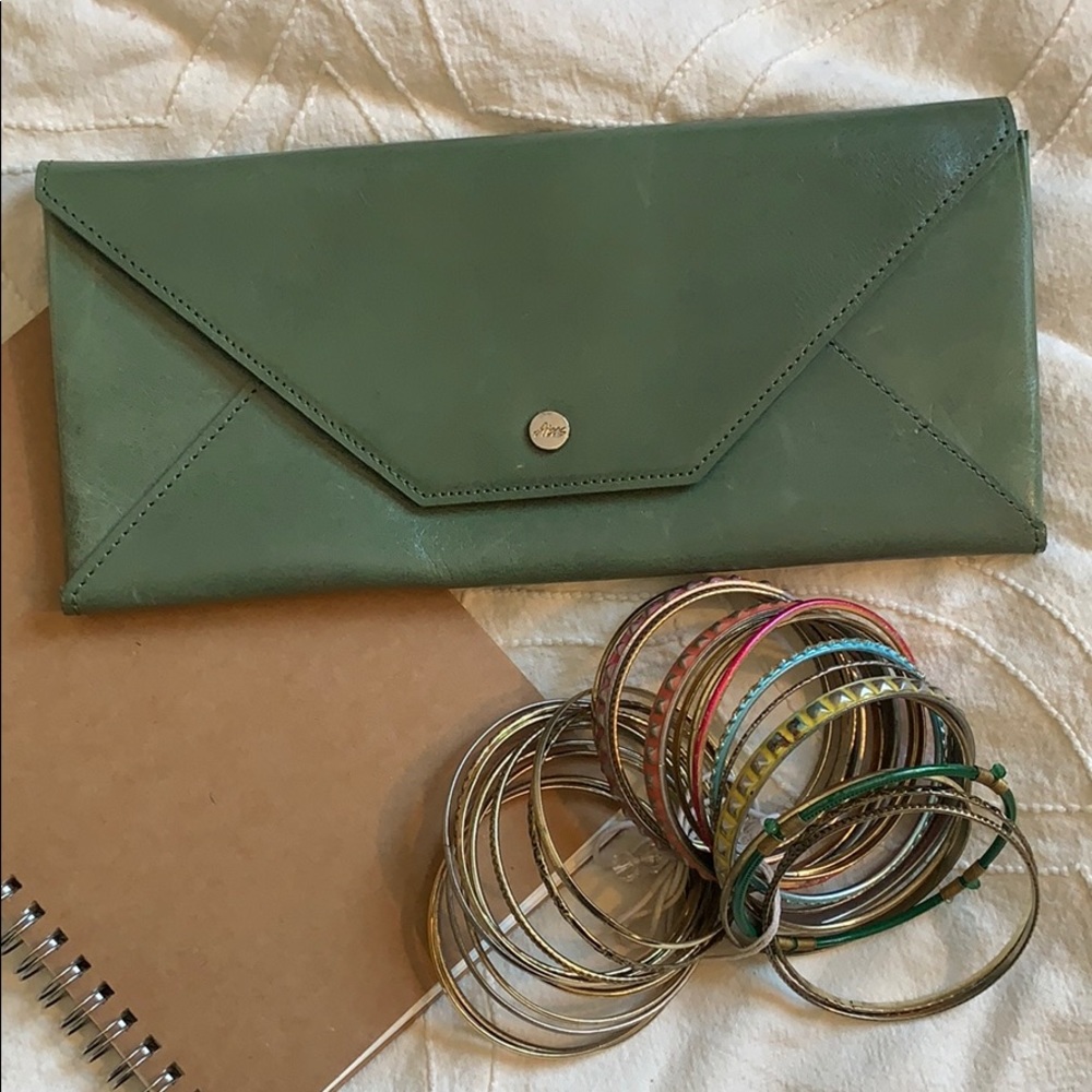 Genuine Leather Clutch/ Wallet